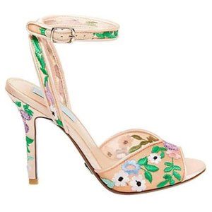 Betsy Johnson Jewel Blush Shoes size 10m With Box